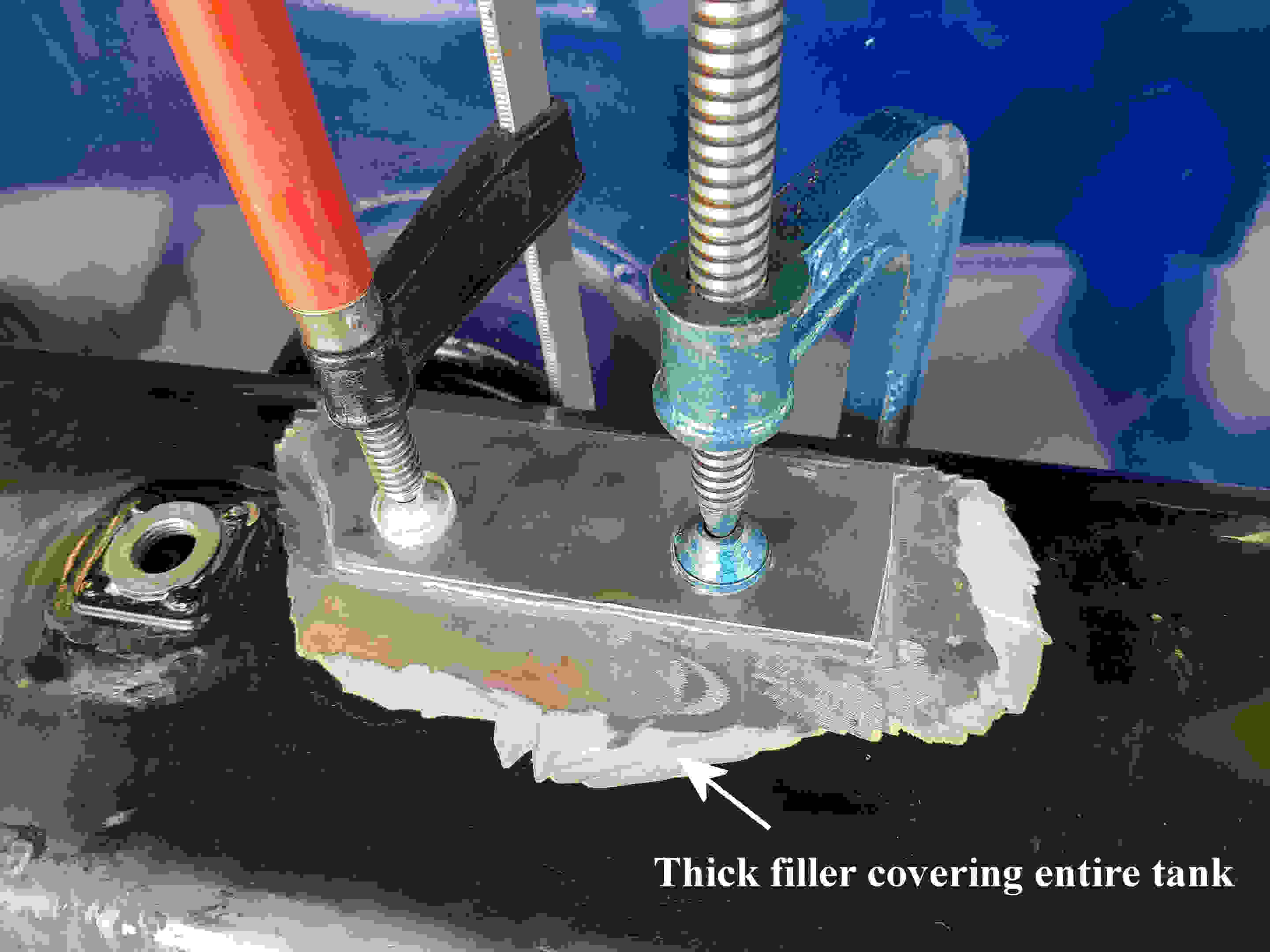 REPAIRING A LEAKING FUEL TANK ON